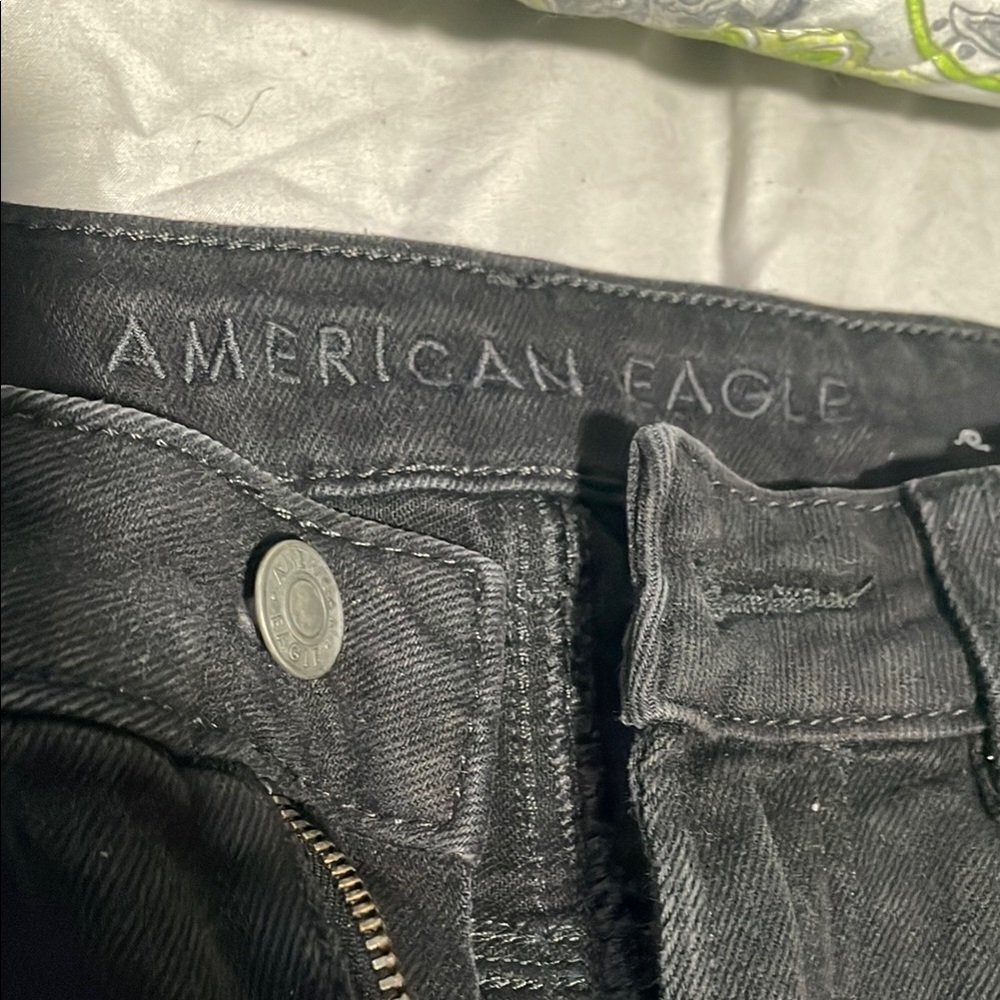 American Eagle Black wide leg Jeans